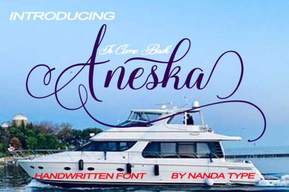 Aneska Script Font for Timeless Branding