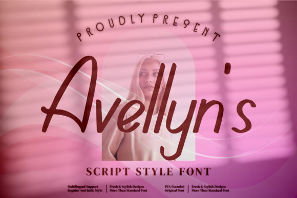 Avellyn s Script Handwritten Font for Luxury Branding