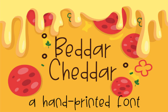 Beddar Cheddar: A Whimsical Script Font for Thoughtful Editorial Design