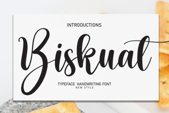 Biskuat Script Font for Handmade Creatives