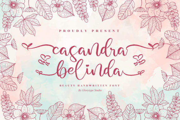 Casandra Belinda Script Font for Elegant Handmade Brands