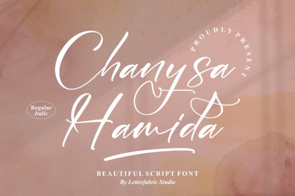Chanysa Hamida Script Font for Elegant Brand Identity