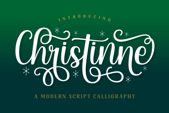 Christinne: A Modern Script Font for Campaign-Ready Design
