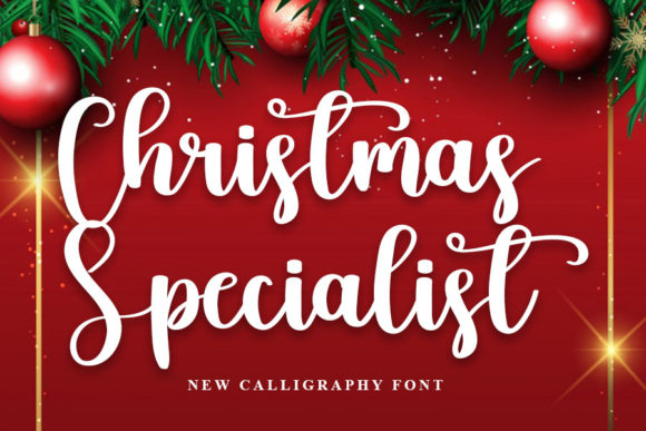 Christmas Specialist Script Font for Elegant Branding