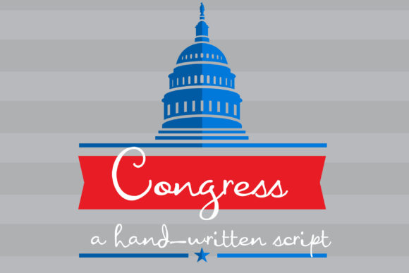 Congress: A Chic Script Font for High-Impact Campaign Visuals