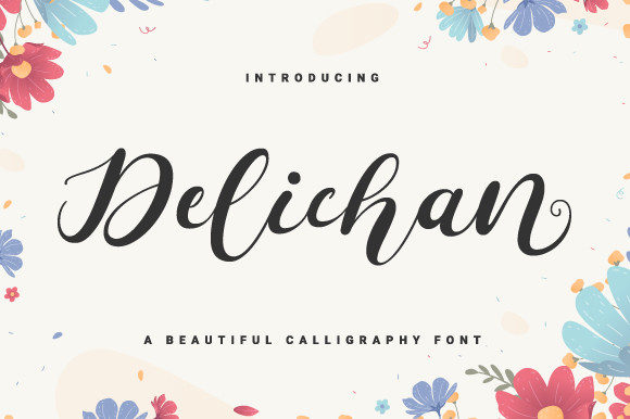 Delichan Script Font for Charming Brand Identity Projects