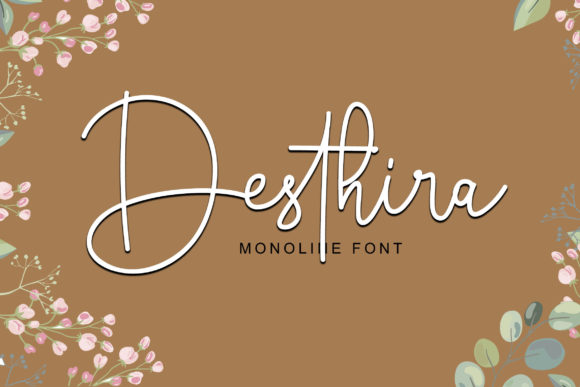 Desthira: A Natural Script Font for Elegant Brand Identity
