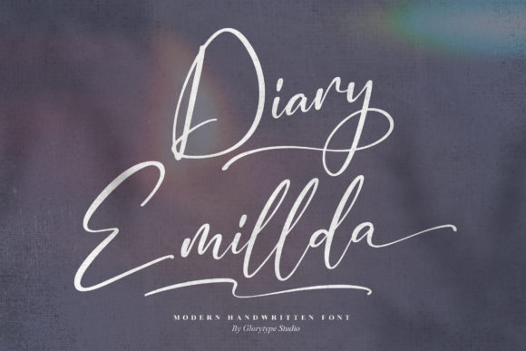 Diary Emillda: Elegant Thin Script Font for Branding