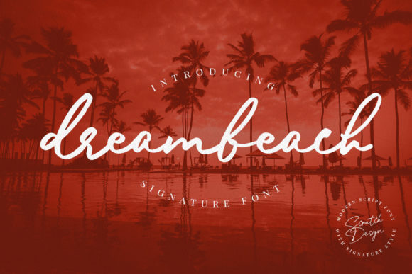 Dreambeach Script Font for Handmade Creators