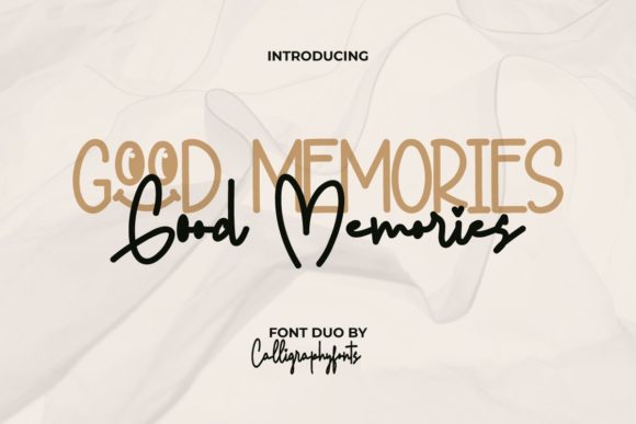 Good Memories: A Script Handwritten Font Duo for Thoughtful Design