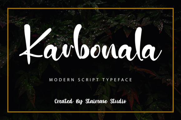 Karbonala: A Modern Script Font for Campaign-Ready Branding