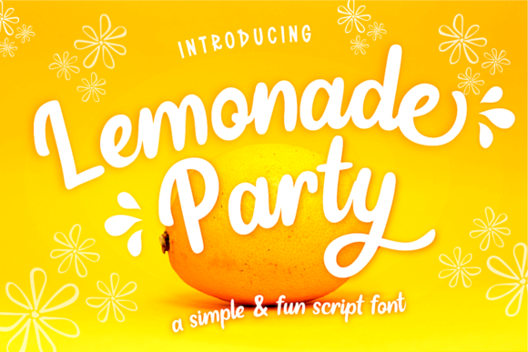 Lemonade Party Script Font for Clear, Joyful Campaigns
