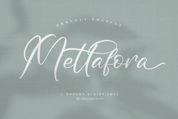 Mettafora: A Modern Script Font for Thoughtful Branding