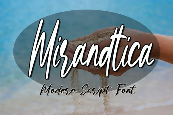 Mirandtica Script Font for Handmade Brands