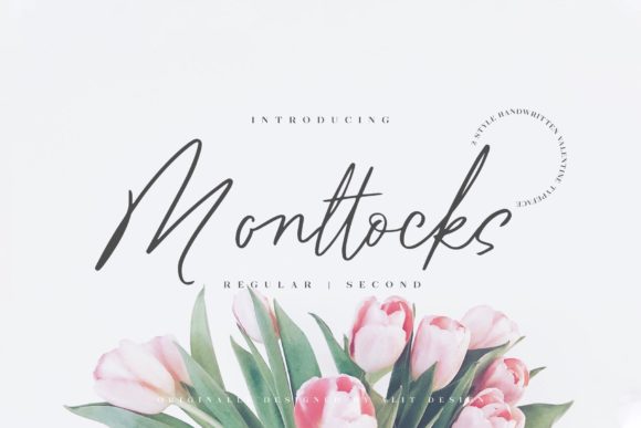 Monttocks Script Font for Handmade Creators