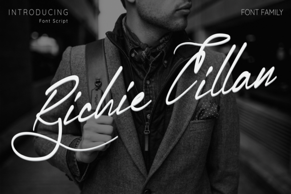 Richie Cillan Script Font for Elegant Branding