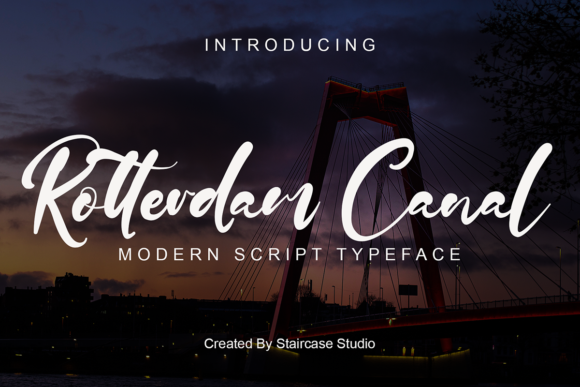 Rotterdam Canal: A Modern Script Typeface for Campaign Clarity