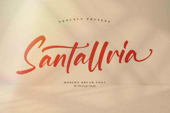 Santallria Script Font for Delicate Branding Projects