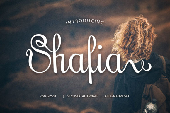 Shafia: A Delicate Script Handwritten Font for Elegant Design