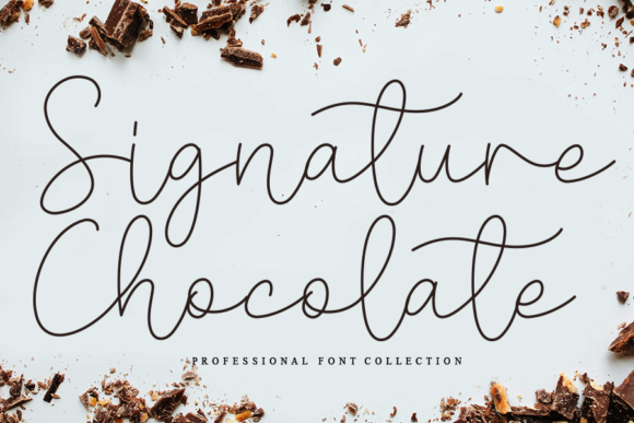 Signature Chocolate Font for Handmade Brands