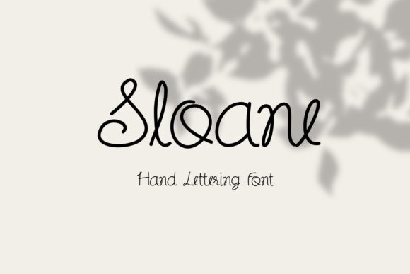 Sloane Script Font for Editorial Elegance