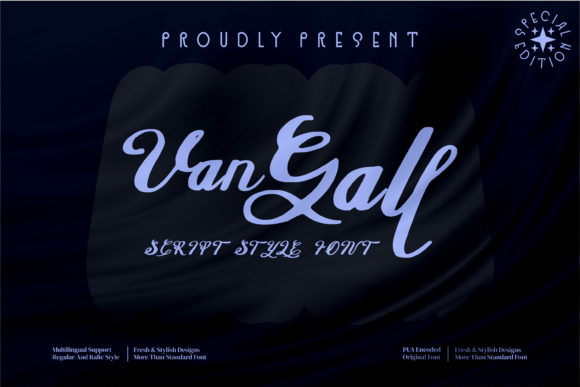 Van Gall: A Premium Script Handwritten Font for Luxury Digital Brands