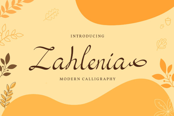 Zahlenia Script Font for Elegant Brand Identity